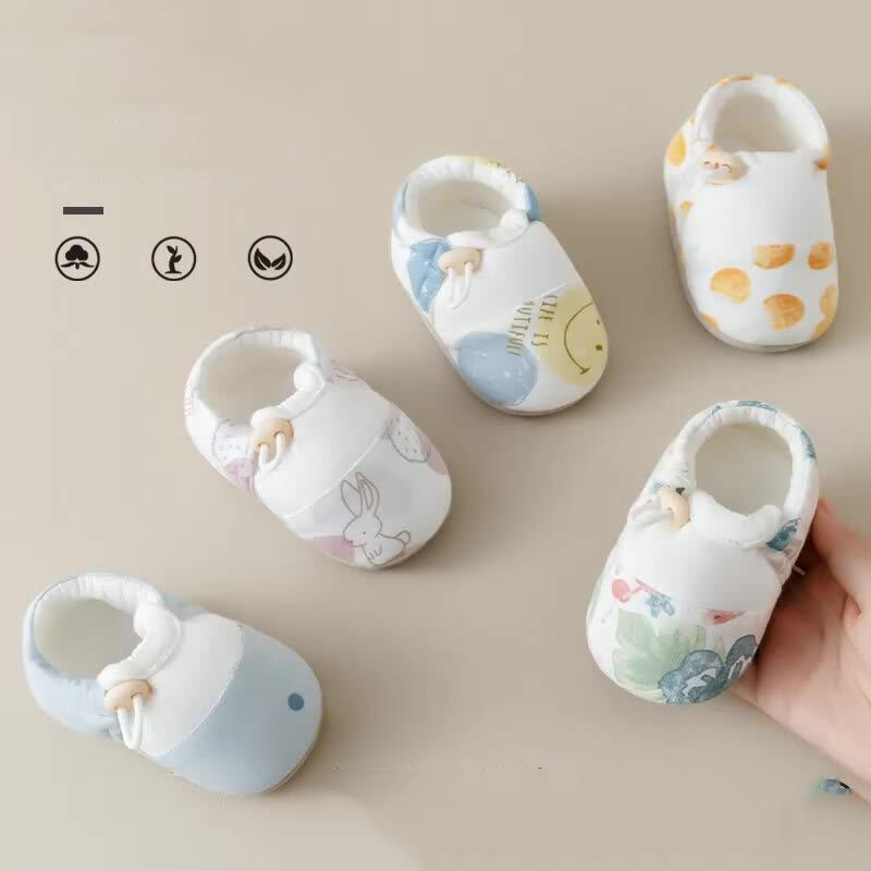 Unisex Baby Socks Non Slip - Kinder-Laufschuhe mit Cartoon-Tiermuster, warme, rutschfeste Bodenschuhe