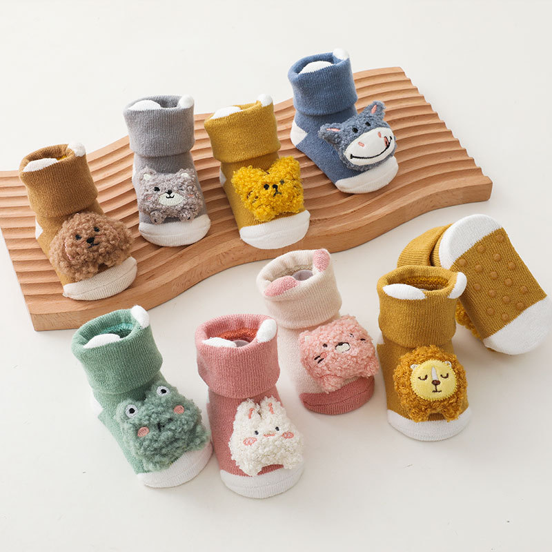 Unisex Baby Socks Non Slip - Neugeborene Baby Mädchen Junge Niedliche Cartoon