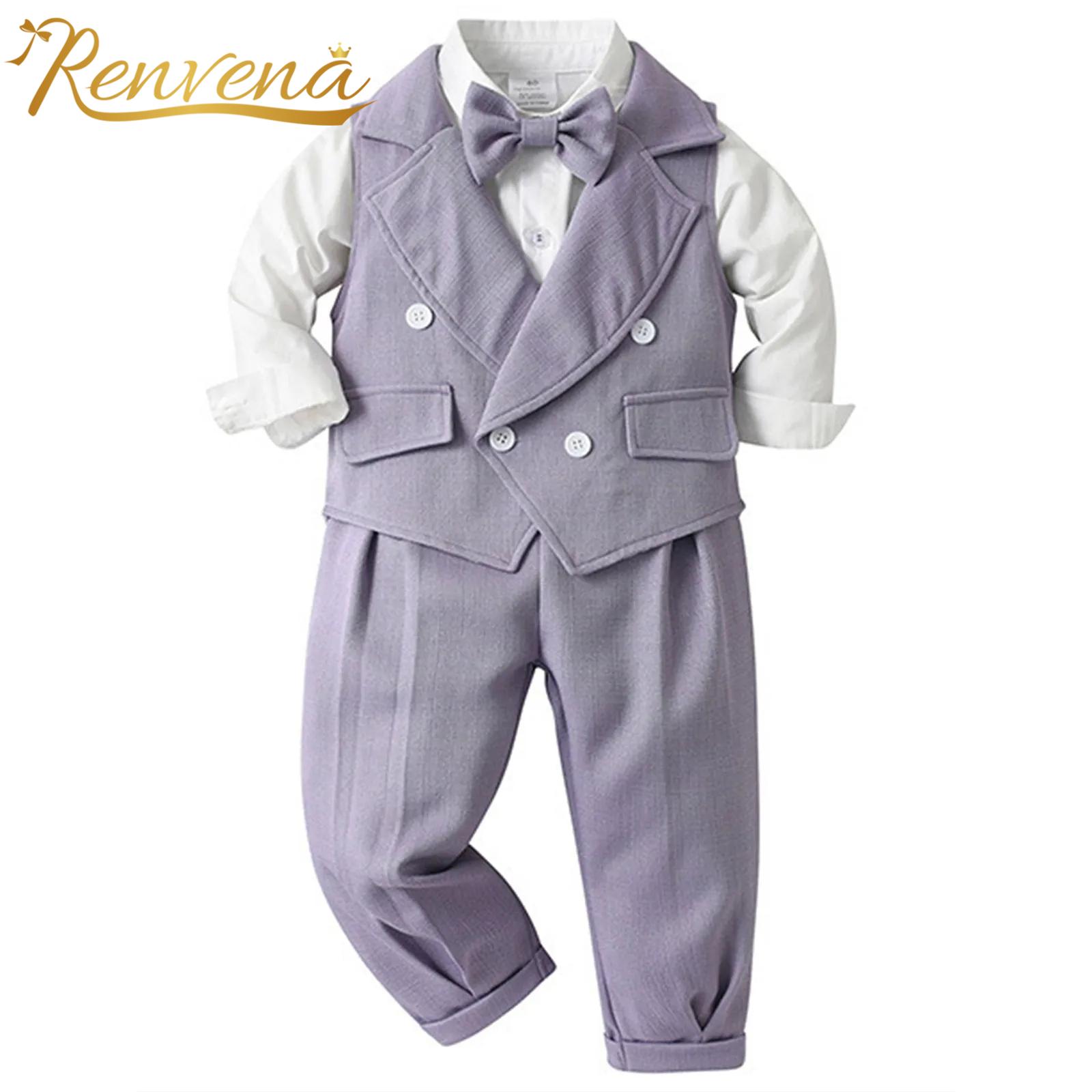 Baby Boy Suit Set Baptism - Baby Jungen Gentleman Anzug Taufe Taufe