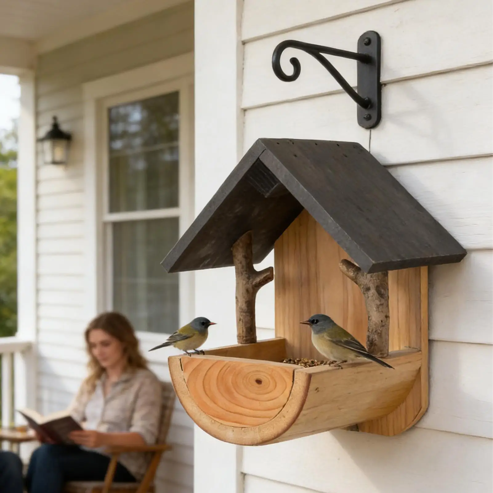Wandmontierter Vogelfutterspen – Feeding Bewertung und Preis