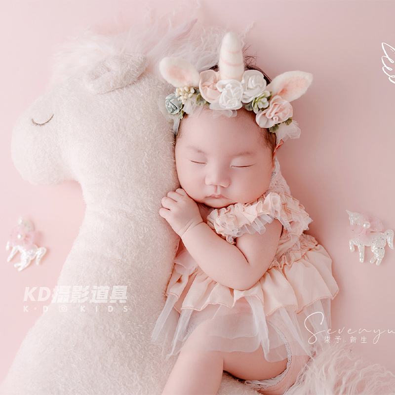 Niedliche Einhorn-Themen-Requi – Infant Photography Props Outfit Bewertung und Preis