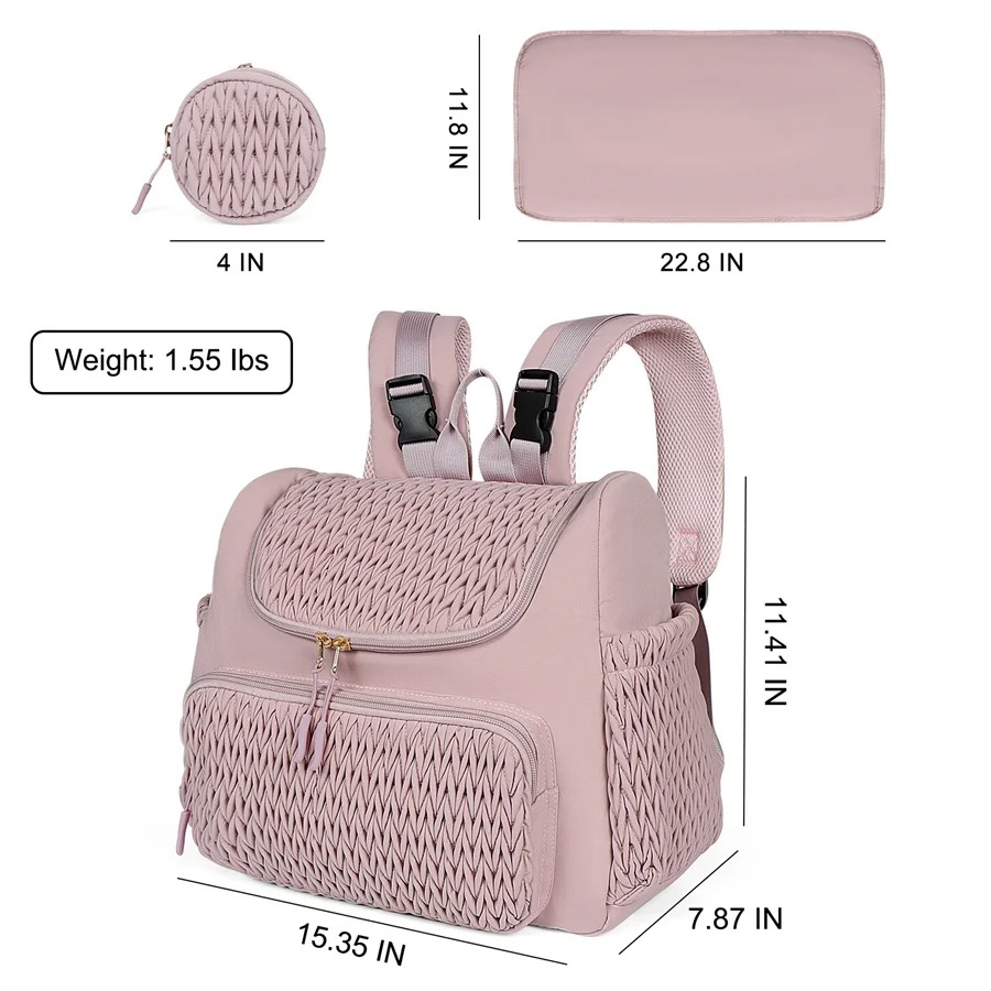 Große Wickeltasche mit Strickm – Diapering Bewertung und Preis