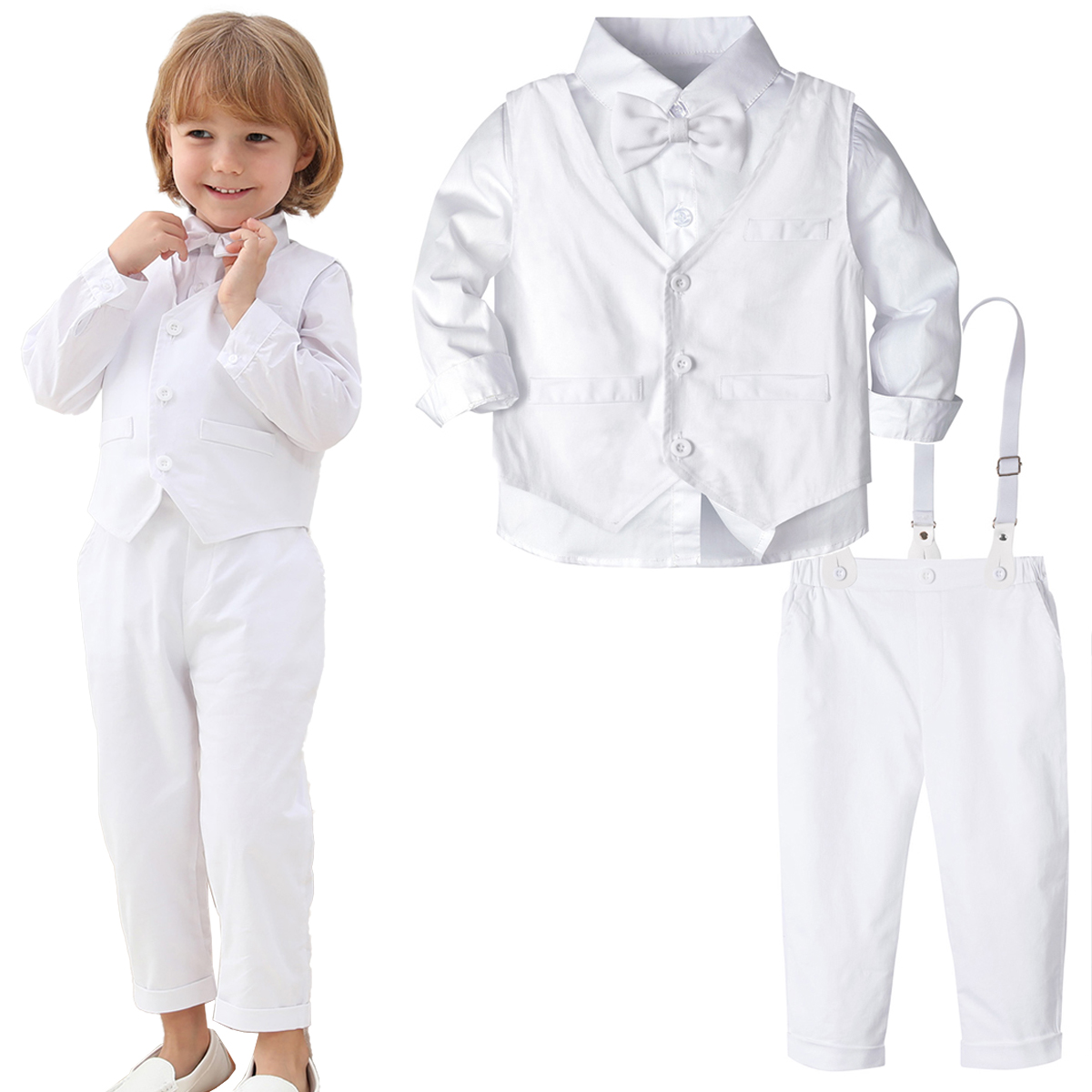 Baby Tauf Outfit Kleinkind Tau – Baby Boy Suit Set Baptism Bewertung und Preis