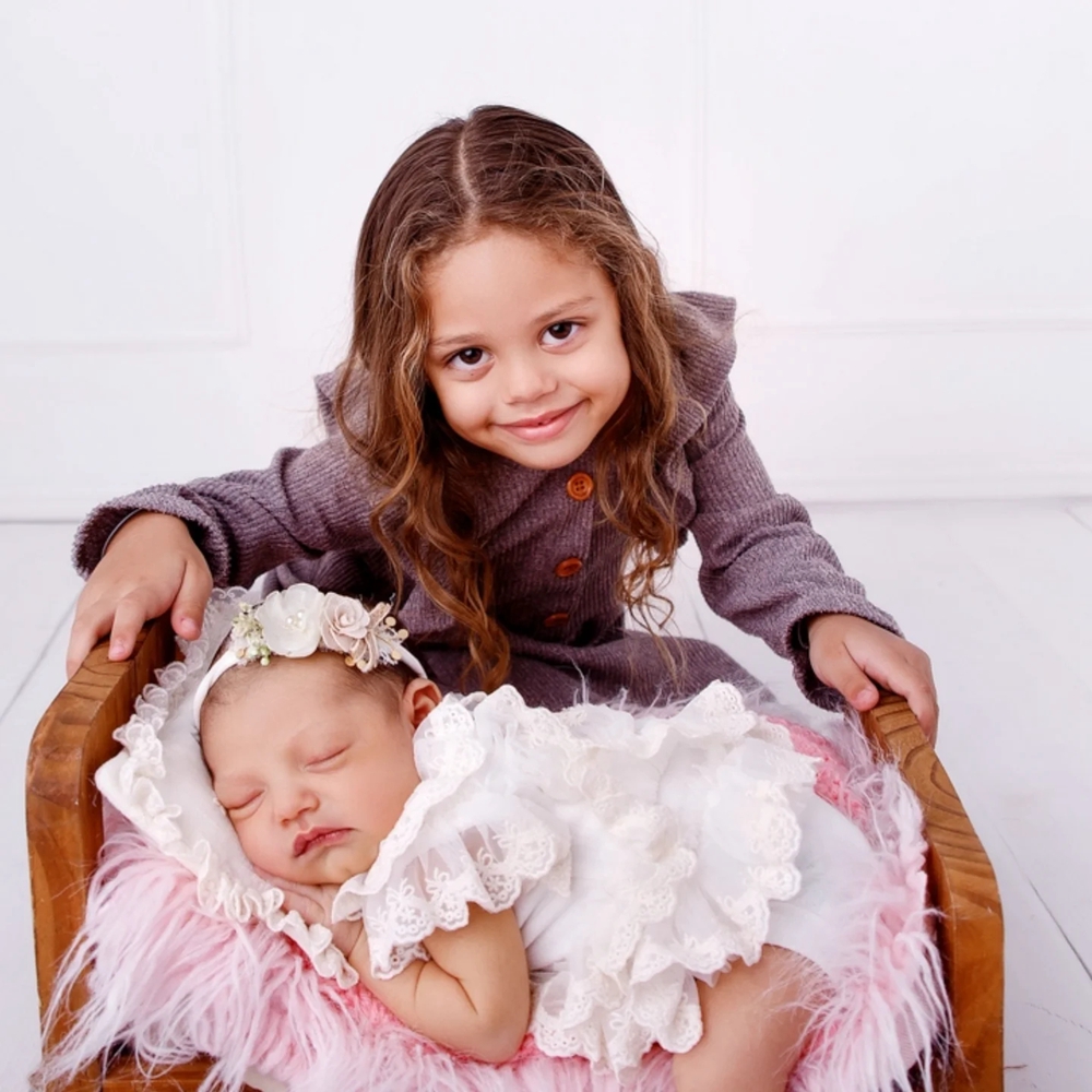 Neugeborenen-Fotografie-Requis – Newborn Baby Girl Romper Floral Bewertung und Preis