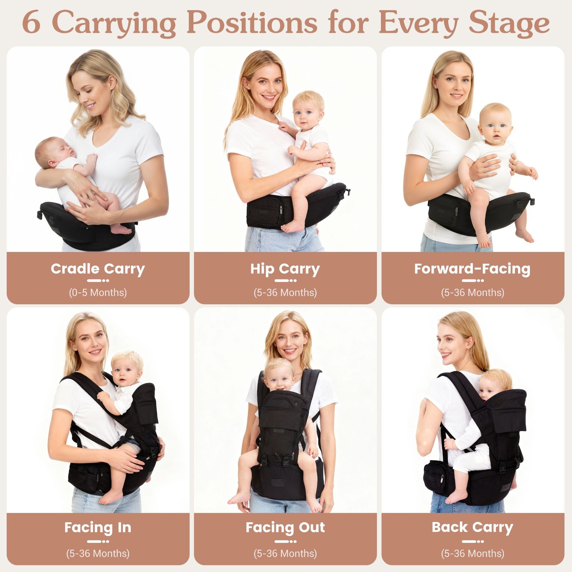 Babytrage mit Hüftsitz, Ergono – Ergonomic Baby Carrier Newborn To Toddler Bewertung und Preis