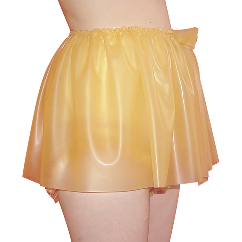 Transparente sexy Latex-Slips  – Diapering Bewertung und Preis