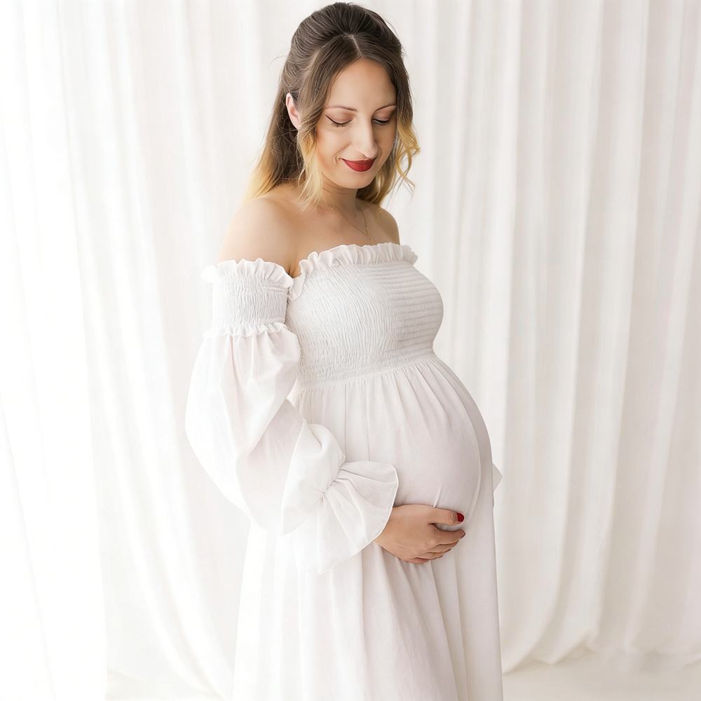 Umstandskleid für Fotoshooting – Maternity Wear Bewertung und Preis