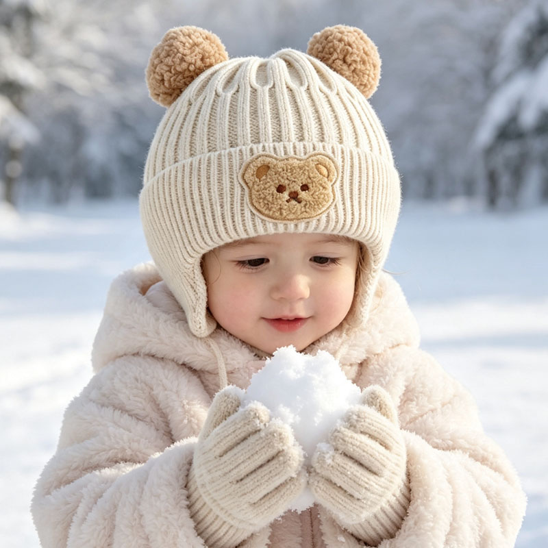 1-10 Stück Baby Bärenohren Str – Infant Beanie Hat With Ears Bewertung und Preis