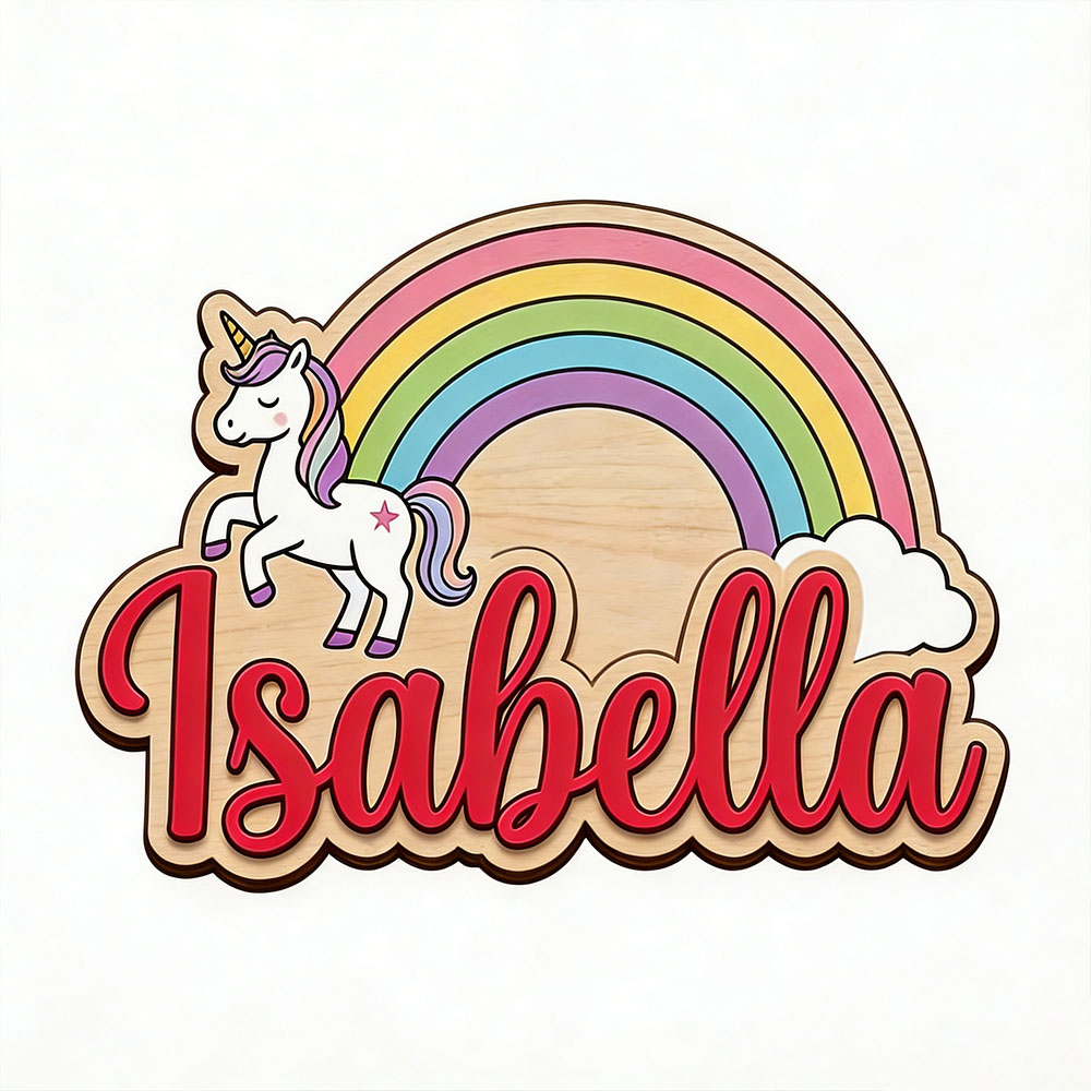 Einhorn & Pastell-Regenbogen P – Nursery Bewertung und Preis