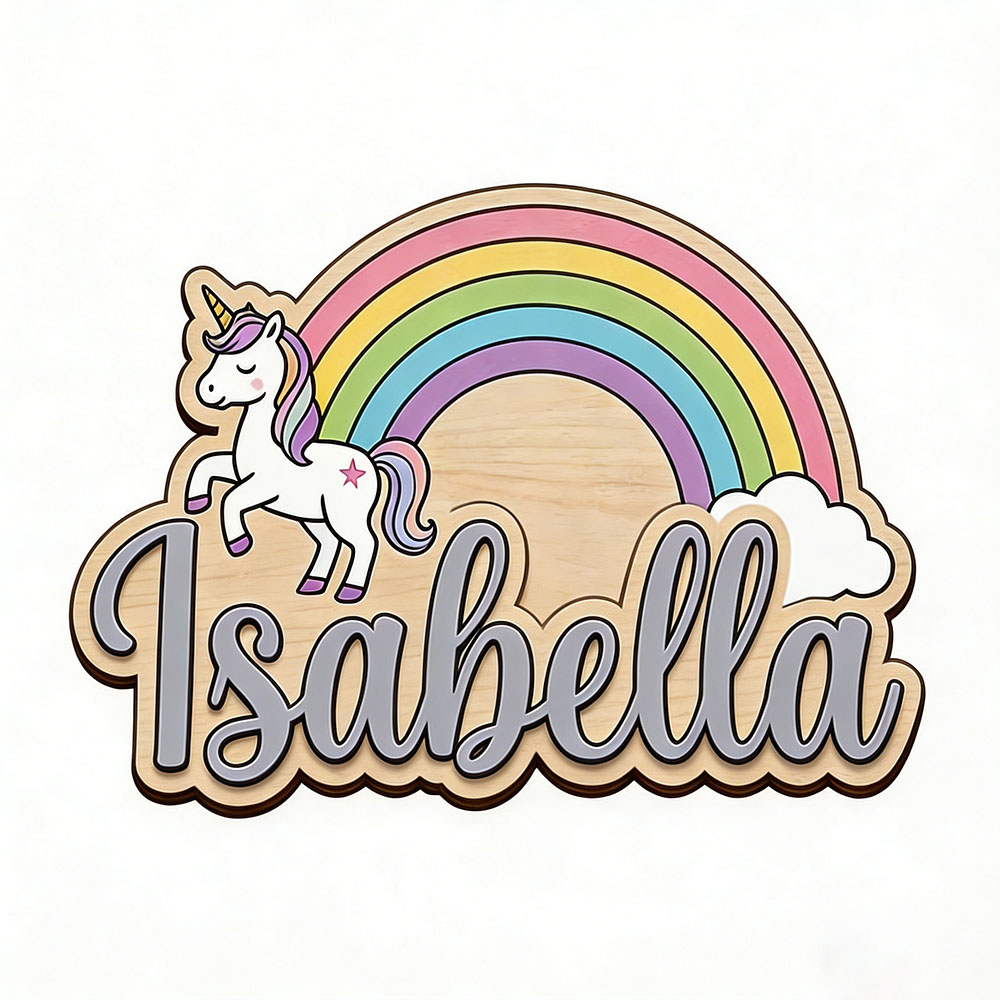 Einhorn & Pastell-Regenbogen P – Nursery Bewertung und Preis