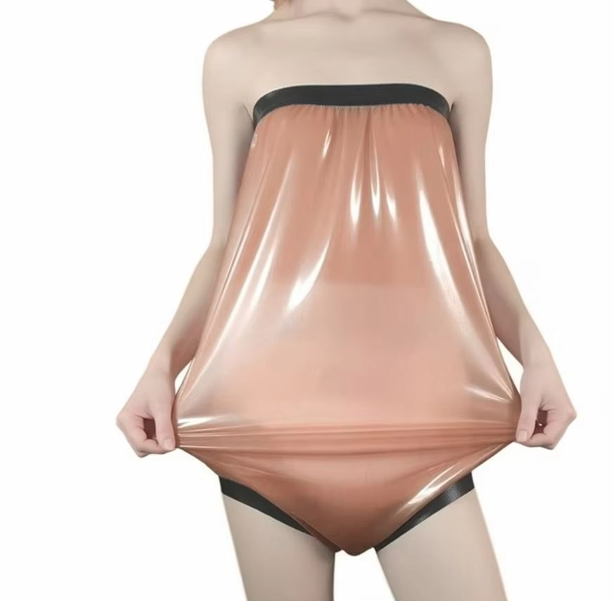 Transparente rosa Gummi-Shorts – Diapering Bewertung und Preis