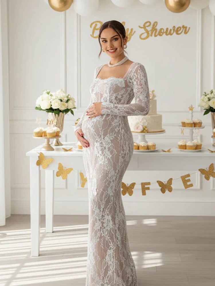 Umstands-Fotoshooting-Kleid au – Maternity Wear Bewertung und Preis